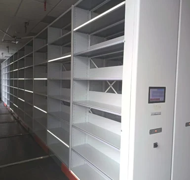 Умный архив с электроприводом и подсветкой полок